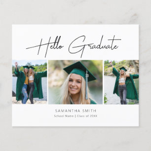 HAUSHALT 2022 - Hallo Graduate Moderne Grad Einlad