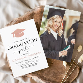 Haushalt 2023 Abschluss Rosa elegantes Foto Bild Flyer