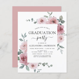 Haushalt 2023 Dusty Pink Abschluss Floral