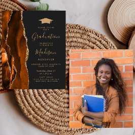 Haushalt 2025 Abschluss Rust Agate Foto Einladung