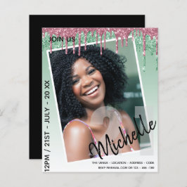 HAUSHALT 21. Geburtstag FOTO Driving Glitzer Einla