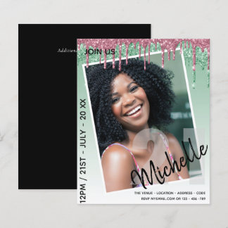 HAUSHALT 21. Geburtstag FOTO Driving Glitzer Einla