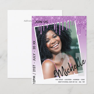 HAUSHALT 21. Geburtstag FOTO Driving Glitzer Einla