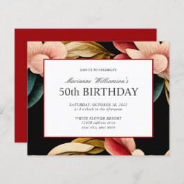 Haushalt 50. Geburtstag Weibliche VINTAGE BLUME