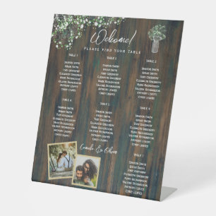 HAUSHALT 7 Tabelle Rustikales Gypsophila FOTO Sitz Sockelschild