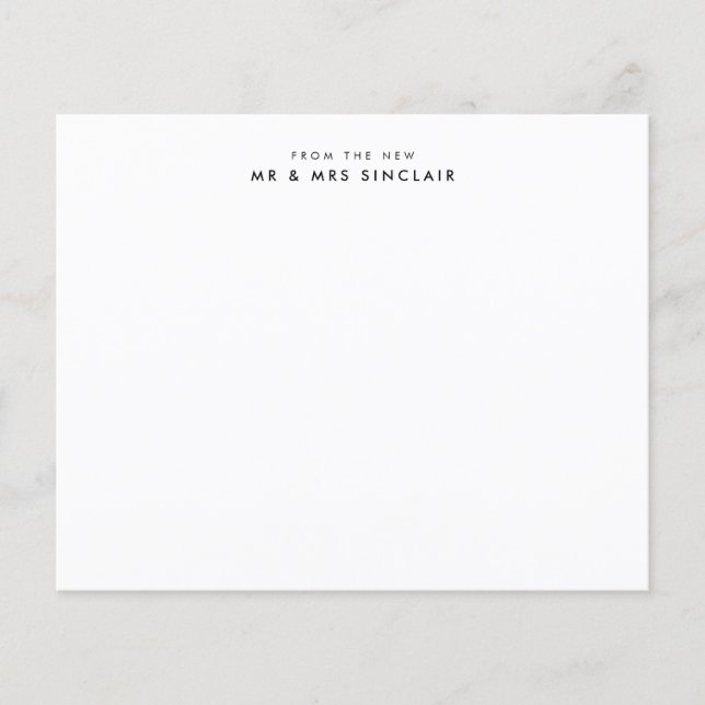 Haushalt aus dem neuen Mr. und Mrs. Couple Note Ca (Vorderseite)