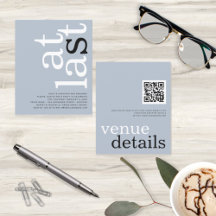 HAUSHALT bei der letzten QR-Verlobung "Dusty Blue 