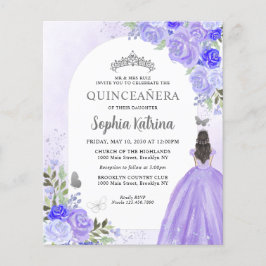 Haushalt Blumenläppchen Lila Violettprinzessin Qui