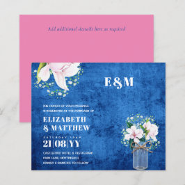 HAUSHALT Blumenrosa Magnolias Grüne Hochzeit Einla