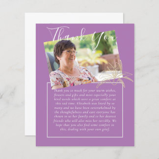 HAUSHALT Danke für das FOTO zur Beerdigung