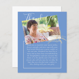 HAUSHALT Danke für das FOTO zur Beerdigung