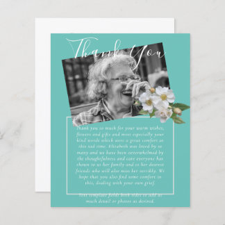 HAUSHALT Danke für das FOTO zur Beerdigung