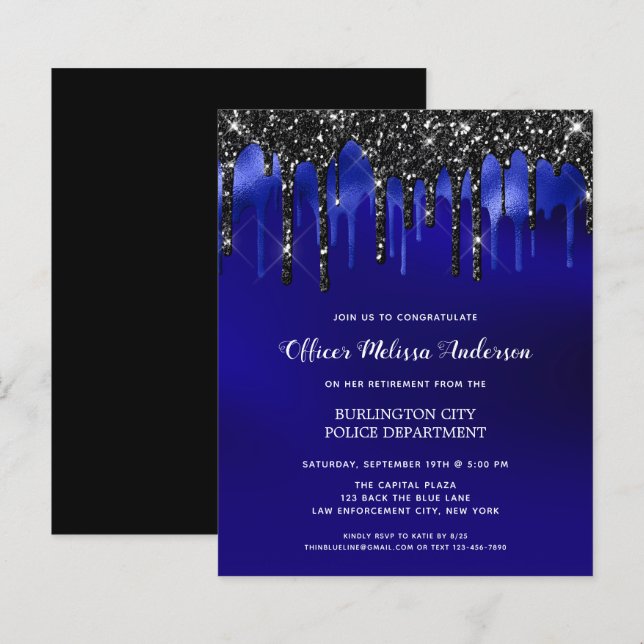 Haushalt Elegante Strafverfolgungsmaßnahmen Polize (Vorne/Hinten)