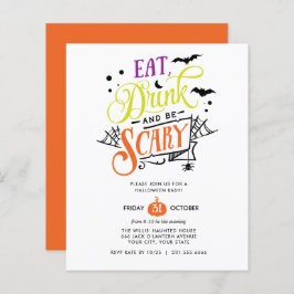HAUSHALT Essen Drink und Beängstigend Halloween Ba