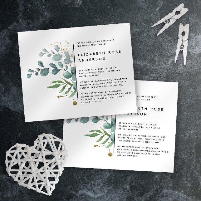 HAUSHALT Eukalyptusfeier zur Einladung zum Leben (Von Creator hochgeladen)