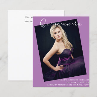 HAUSHALT - FOTO von Quinceanera Einladung zur Ankü