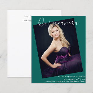 HAUSHALT - FOTO von Quinceanera Einladung zur Ankü