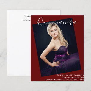 HAUSHALT - FOTO von Quinceanera Einladung zur Ankü