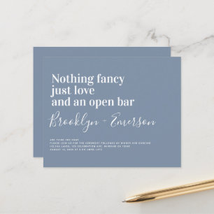 HAUSHALT Funny Typografy Wedding Einladung