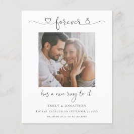 Haushalt für immer hat zu ihm Foto Verlobung