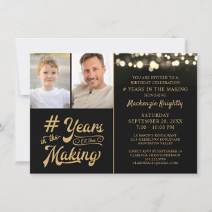 Haushalt Geburtstag im MAKING 2-Foto Einladung