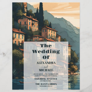 Haushalt Italien Comer See Hochzeit in Urlaubsort Flyer