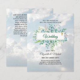 Haushalt KATHOLIC Christlich WEDDING Greenery bitt