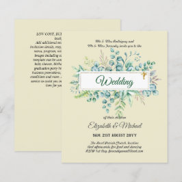 Haushalt KATHOLIC Christlich WEDDING Greenery bitt