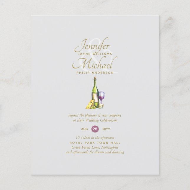 HAUSHALT Liebe Weinkäseheirat (Vorderseite)