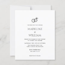 HAUSHALT Minimalistische handgezeichnete Ringe Hoc