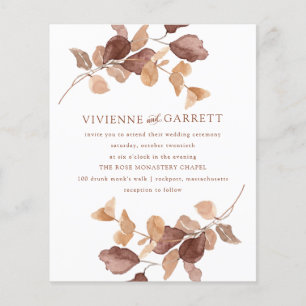 HAUSHALT Minimalistische Herbstlaub zum Hochzeitsf