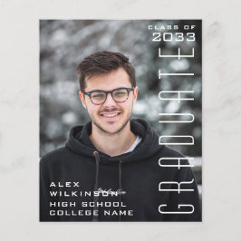 HAUSHALT Moderne Typografie Einfache GRAD-Einladun Flyer