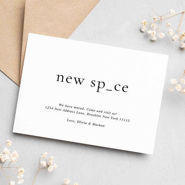 HAUSHALT Modernes, einfaches und neues Gebäude Neu Mitteilungskarte (Von Creator hochgeladen)