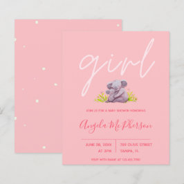 Haushalt | Niedliche Wasserfarbe Koala Kinderdusch