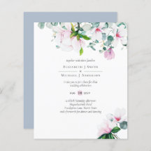 HAUSHALT Pink Magnolias Sage Eukalyptus Blue Weddi