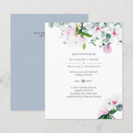 HAUSHALT Pink Magnolias Sage Eukalyptus Blue Weddi