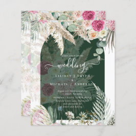 HAUSHALT Pink Pampas Grass Wedding