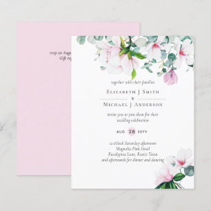 HAUSHALT Rosa Magnolias Sage Eukalyptus Wedding