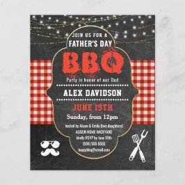 HAUSHALT Roter Karierter Vatertag GRILLEN Party Ei