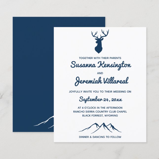HAUSHALT Rustikale Hochzeit des Blauen Hirns (Vorne/Hinten)