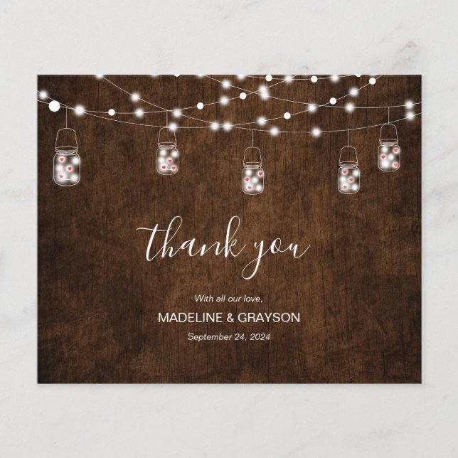 HAUSHALT Rustikale Holzsaitenleuchten Herzlichen D (Vorderseite)