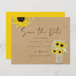 HAUSHALT Rustikale Sonnenblumen Hochzeitstag Rett