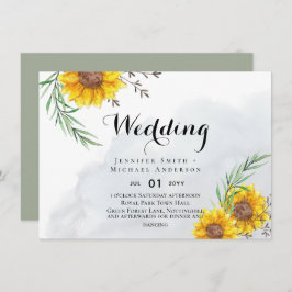 HAUSHALT Rustikale Sonnenblumen Olivenöl Blätter H