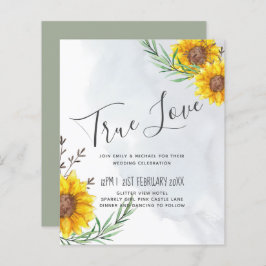 HAUSHALT Rustikale Sonnenblumen Olivenöl Blätter H