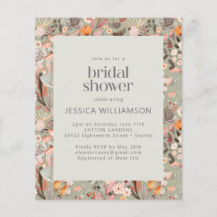 Haushalt Rustikales Blatt Grünes Brautparty Boho