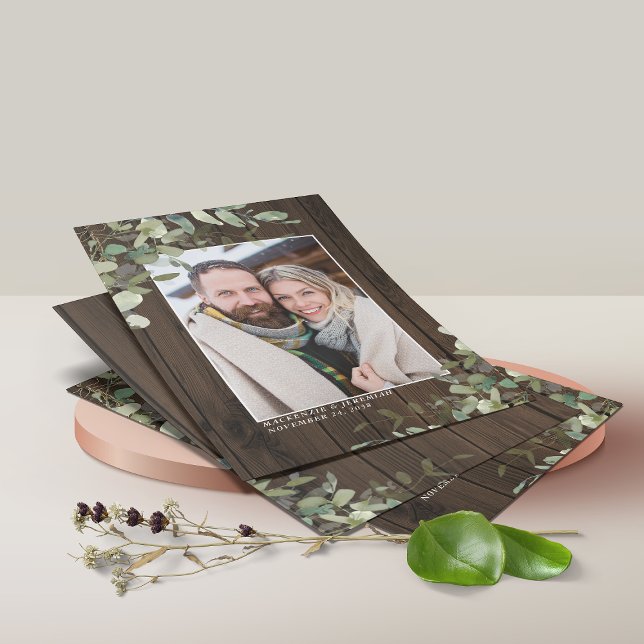 HAUSHALT Rustikales Eukalyptus-Foto aus Holz Save  Flyer (Von Creator hochgeladen)