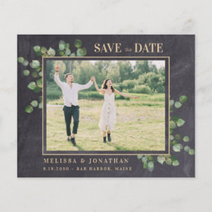 Haushalt Rustikales Foto Eukalyptus Save the Date