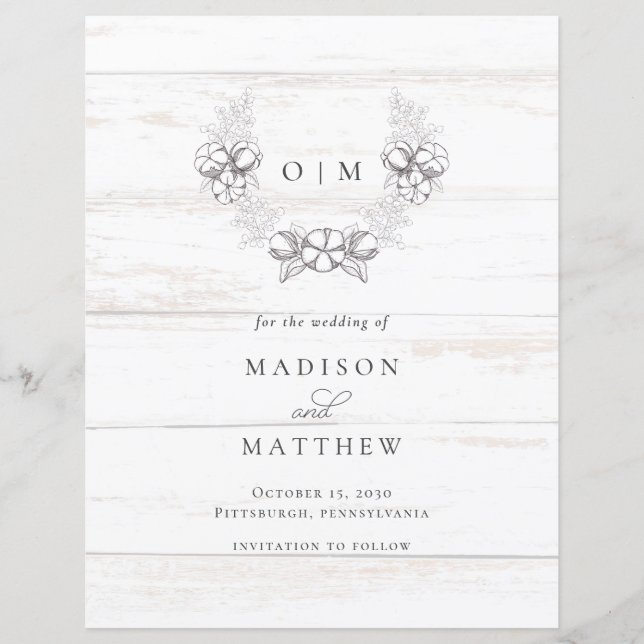 Haushalt Rustikales Holz Südliche Baumwolle Save t (Vorderseite)