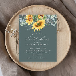 Haushalt Rustikales Sonnenblumen-Brautparty