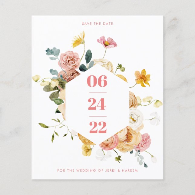 Haushalt Save the Date Flyer (Vorne)